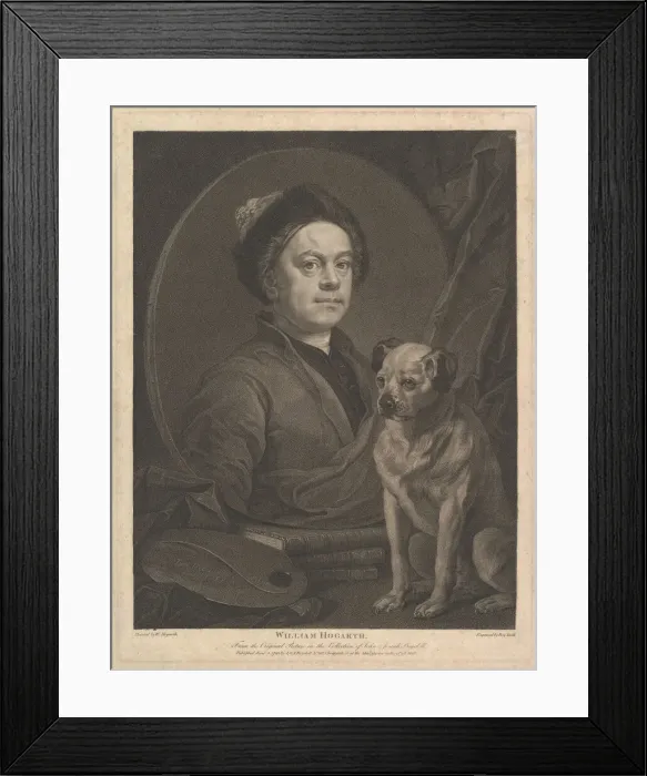 Framed Print : William Hogarth, June 7, 1795. Creator: Benjamin Smith Framed Print : William Hogarth, June 7, 1795. Creator: Benjamin Smith