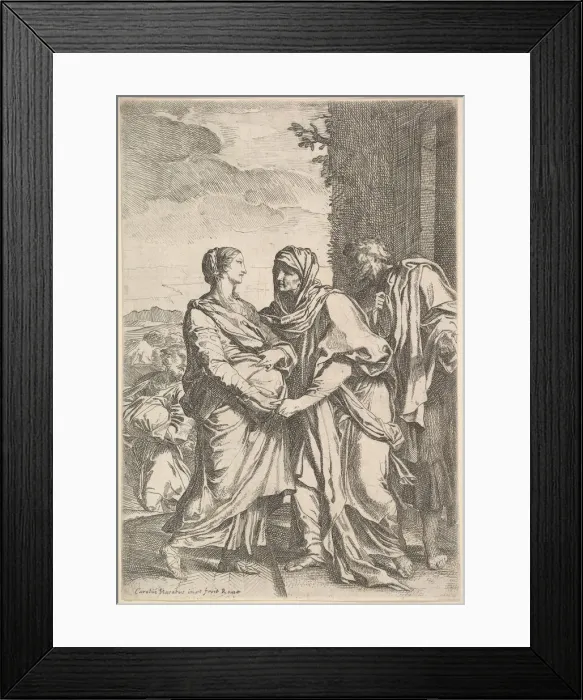 Framed Print : The Visitation. Creator: Carlo Maratti Framed Print : The Visitation. Creator: Carlo Maratti