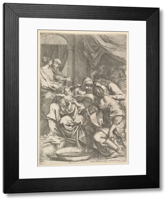Framed Print : The Birth of the Virgin. Creator: Carlo Maratti Framed Print : The Birth of the Virgin. Creator: Carlo Maratti