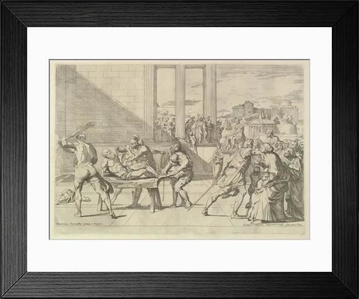 Framed Print : Martyrdom of St. Andrew. Creator: Carlo Maratti Framed Print : Martyrdom of St. Andrew. Creator: Carlo Maratti