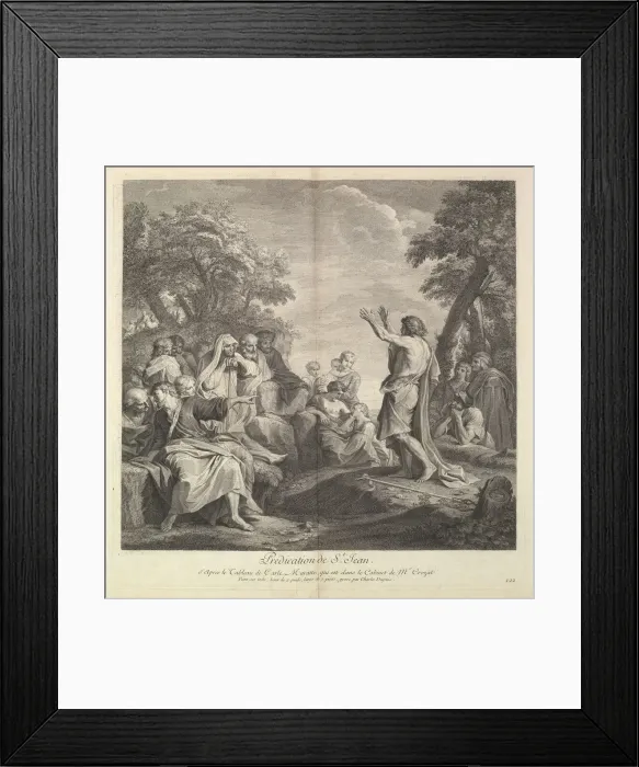 Framed Print : Predication de St. Jean. Creator: Charles Dupuis Framed Print : Predication de St. Jean. Creator: Charles Dupuis