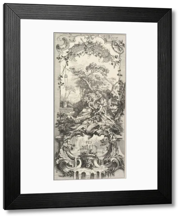 Framed Print : Triomphe de Pomone (Triumph of Pomona), 18th century. Creator: Charles Nicolas Cochin Framed Print : Triomphe de Pomone (Triumph of Pomona), 18th century. Creator: Charles Nicolas Cochin