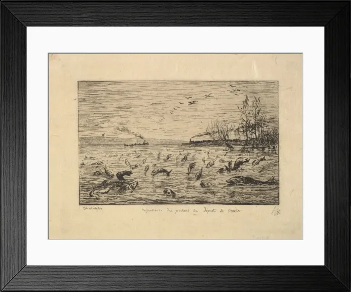 Framed Print : The Fish Rejoice in the Departure of the Cabin Boy, 1861 Framed Print : The Fish Rejoice in the Departure of the Cabin Boy, 1861