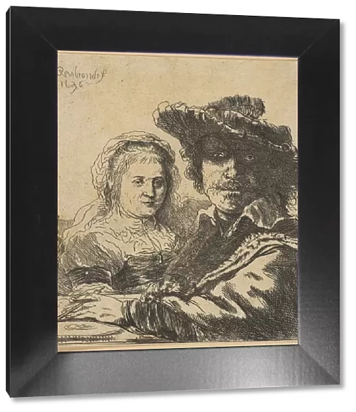 Rembrandt and his Wife (copy), 1786-1844. Creator: Ignace Joseph de Claussin