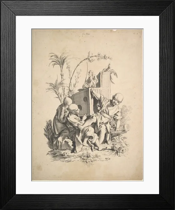 Framed Print : Vision, 18th century. Creator: Gabriel Huquier Framed Print : Vision, 18th century. Creator: Gabriel Huquier