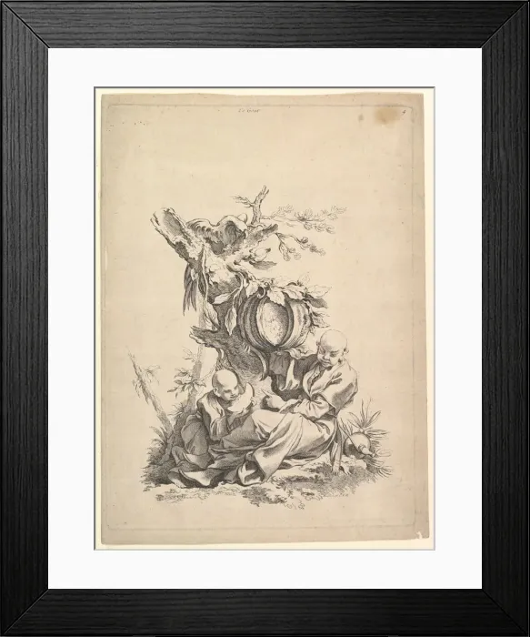 Framed Print : Taste, 18th century. Creator: Gabriel Huquier Framed Print : Taste, 18th century. Creator: Gabriel Huquier