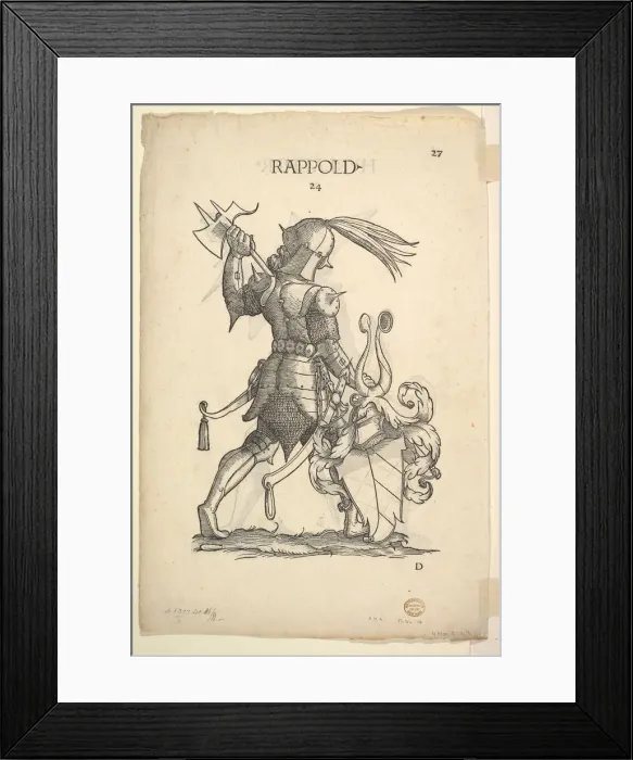 Framed Print : Hurlacher (recto) and Rappold (verso) Families, from Paul Hector Mairs Berich Framed Print : Hurlacher (recto) and Rappold (verso) Families, from Paul Hector Mairs Berich