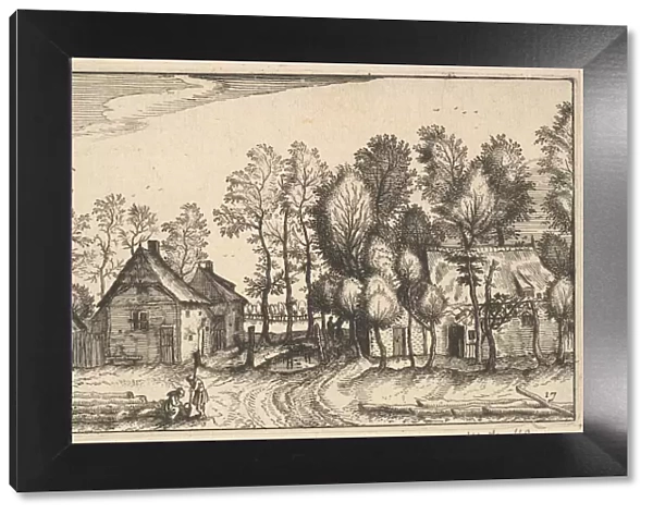 Landscape with Hewed Trees, plate17 from Regiunculae et Villae Aliquot Ducatus Brabant