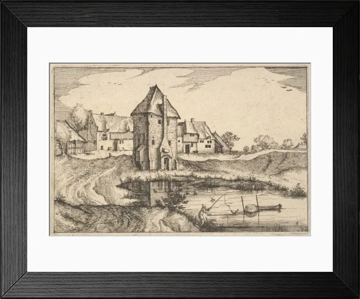 Framed Print : The Pond, plate 9 from Regiunculae et Villae Aliquot Ducatus Brabantiae, ca. 1610 Framed Print : The Pond, plate 9 from Regiunculae et Villae Aliquot Ducatus Brabantiae, ca. 1610