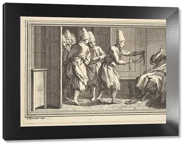 Bringing Rope to the Prisoner, 1746-47. Creator: Claude Augustin Duflos le Jeune