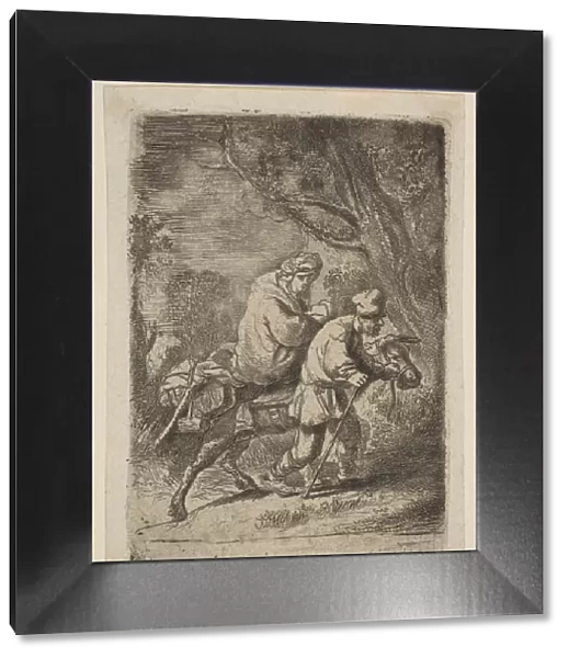 The Flight into Egypt: Small Plate. n. d. Creator: Claude Henri Watelet