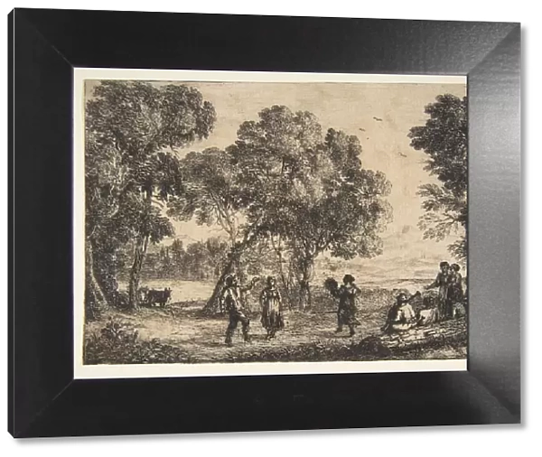 The Country Dance (Small Plate), ca. 1637. Creator: Claude Lorrain