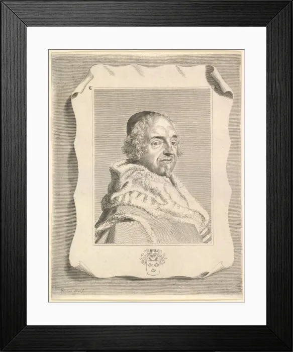 Framed Print : Francois-Theodore de Nesmond, ca. 1661. Creator: Claude Mellan Framed Print : Francois-Theodore de Nesmond, ca. 1661. Creator: Claude Mellan