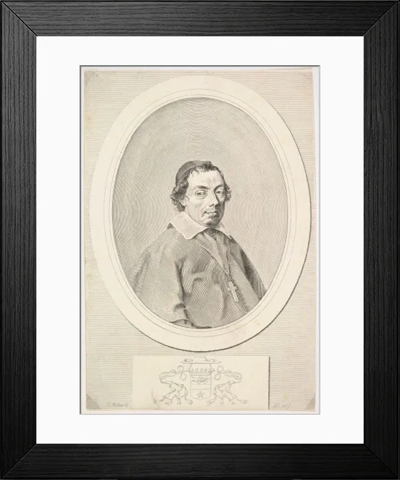 Framed Print : Nicolas Grillie, Bishop of Uzes. n. d. Creator: Claude Mellan Framed Print : Nicolas Grillie, Bishop of Uzes. n. d. Creator: Claude Mellan