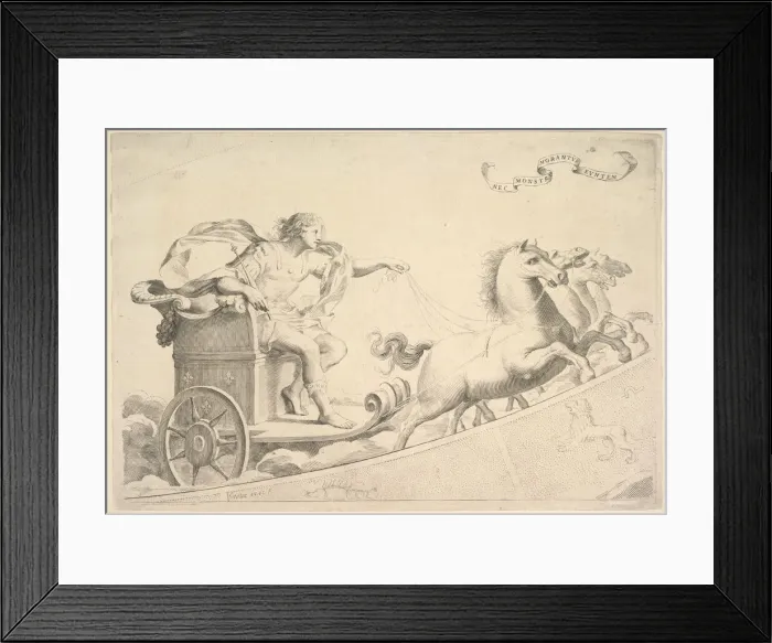 Framed Print : Allegory in Honor of Louis XIV. Creator: Claude Mellan Framed Print : Allegory in Honor of Louis XIV. Creator: Claude Mellan