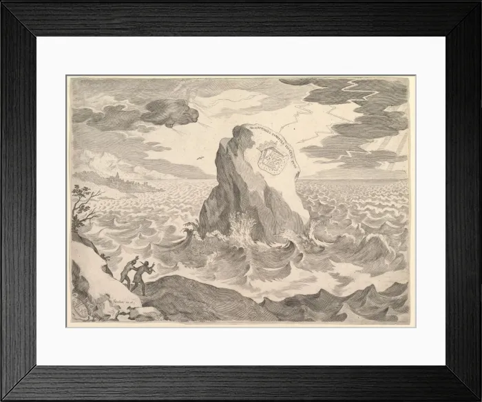 Framed Print : Allegory Against the Pelagian Heresy (Allegorie contre l heresie pé
