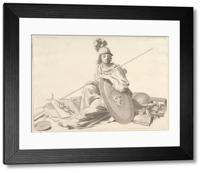 Framed Print : Minerva. Creator: Claude Mellan