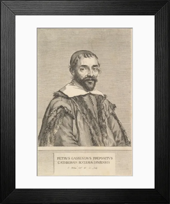 Framed Print : Pierre Gassendi, ca. 1637 or 1638. Creator: Claude Mellan Framed Print : Pierre Gassendi, ca. 1637 or 1638. Creator: Claude Mellan