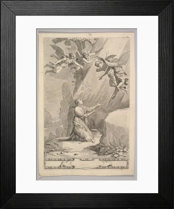 Framed Print : Title page for Francois de Sales, Introduction ala vie devote, 1641 Framed Print : Title page for Francois de Sales, Introduction ala vie devote, 1641