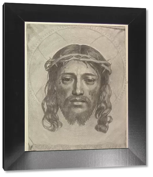 Face of Christ on St. Veronicas Cloth, 1649. Creator: Claude Mellan