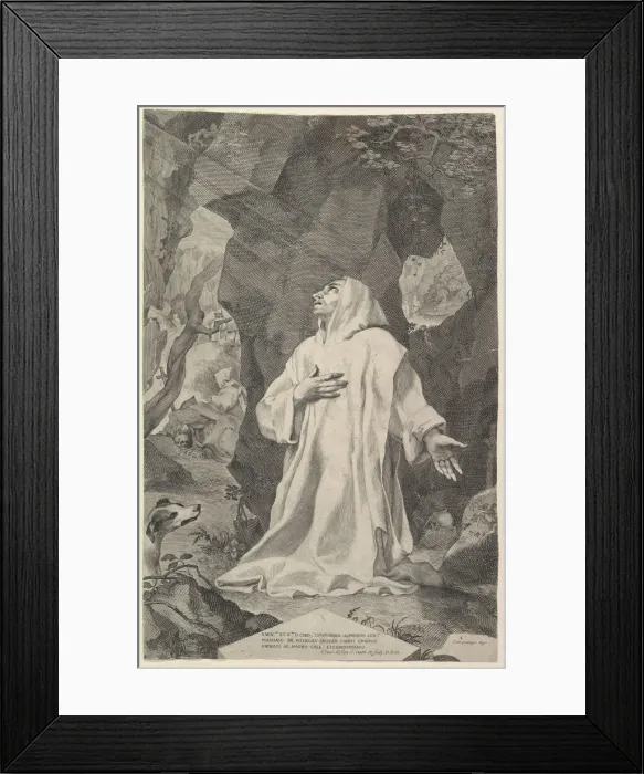Framed Print : St. Bruno. Creator: Claude Mellan Framed Print : St. Bruno. Creator: Claude Mellan