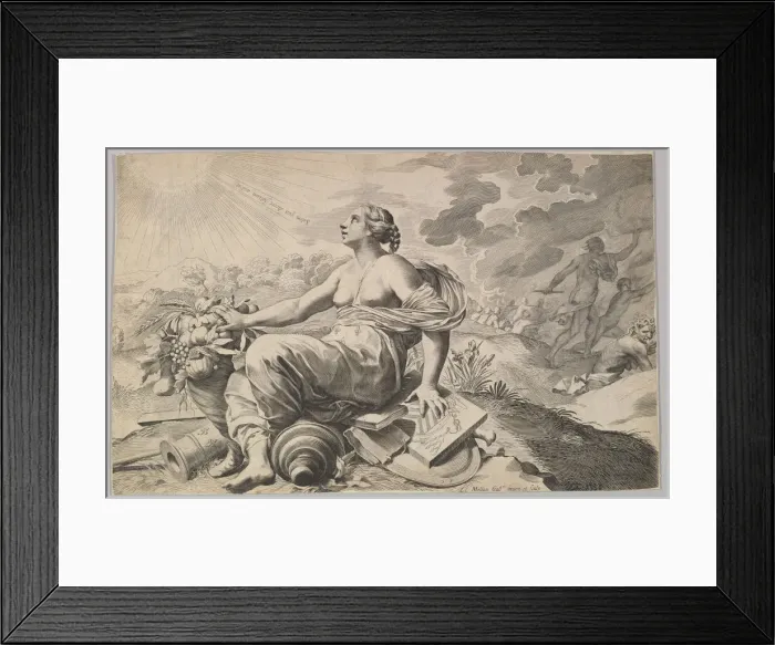 Framed Print : Allegory of France with the Arms of Richelieu (Allegorie sur la Paix) Framed Print : Allegory of France with the Arms of Richelieu (Allegorie sur la Paix)