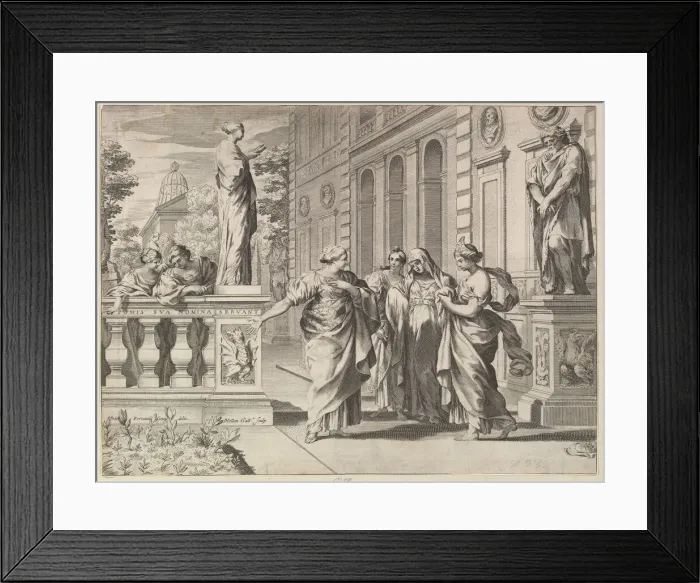Framed Print : Allegory in Honor of the Roman College Founded by the Borghese Family, 1615-88 Framed Print : Allegory in Honor of the Roman College Founded by the Borghese Family, 1615-88