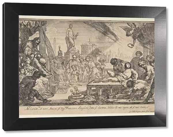 The Martyrdom of St. Lawrence, ca. 1627. Creator: Claude Vignon