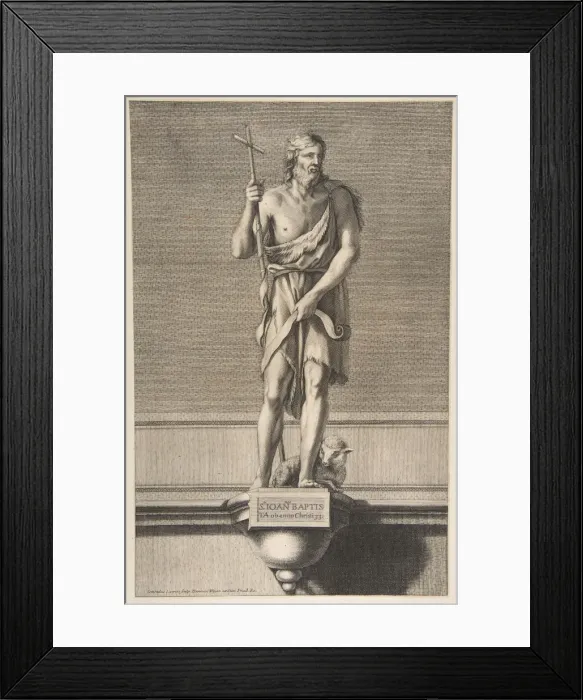 Framed Print : St. John Baptist. Creator: Conrad Lauwers Framed Print : St. John Baptist. Creator: Conrad Lauwers