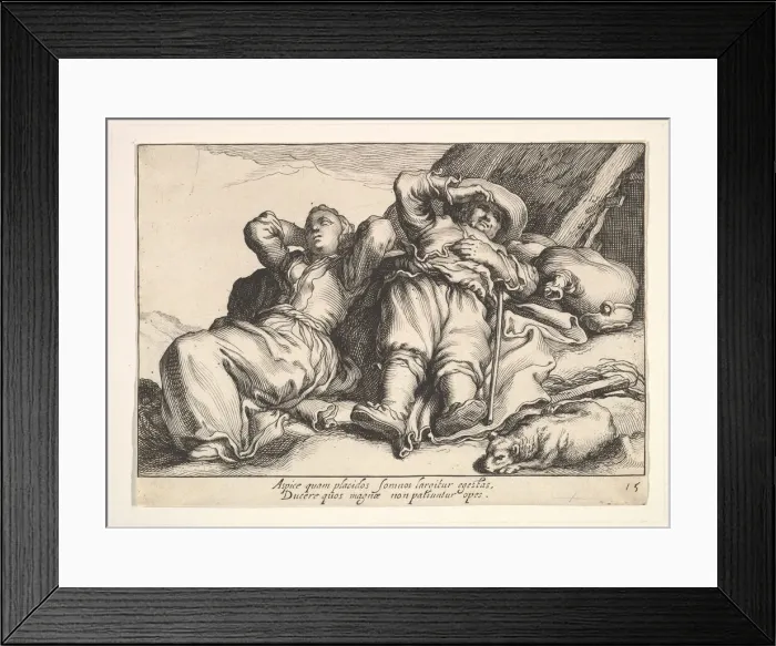 Framed Print : Pleasures of Occupation. Creator: Cornelis Bloemaert Framed Print : Pleasures of Occupation. Creator: Cornelis Bloemaert