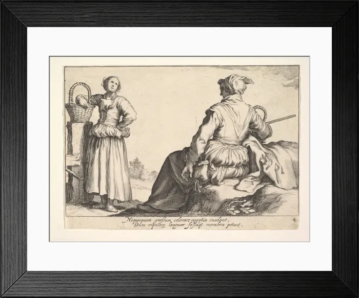 Framed Print : Pleasures of Occupation. Creator: Cornelis Bloemaert Framed Print : Pleasures of Occupation. Creator: Cornelis Bloemaert
