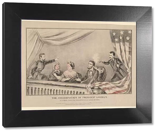 The Assassination of President Lincoln at Fords Theatre, Washington D. C