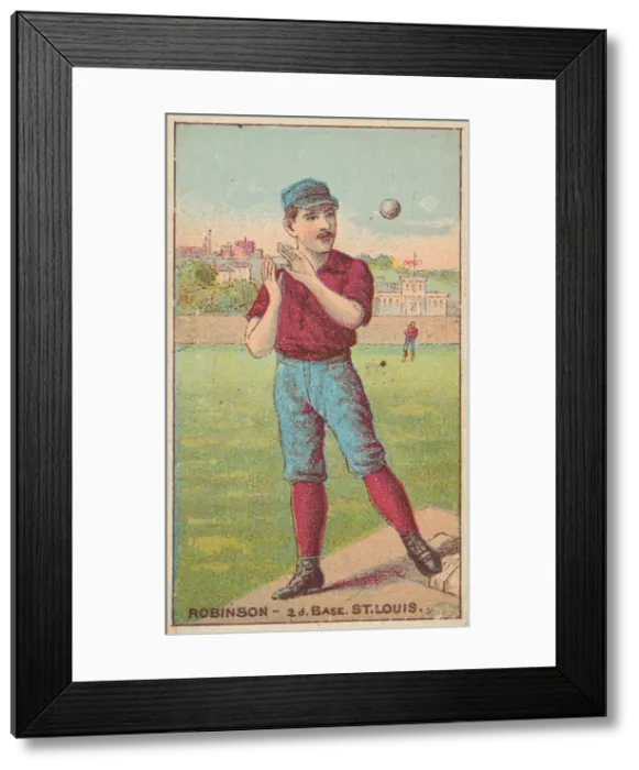 Framed Print : Robinson, 2nd Base, St. Louis, from the Gold Coin series (N284 Framed Print : Robinson, 2nd Base, St. Louis, from the Gold Coin series (N284