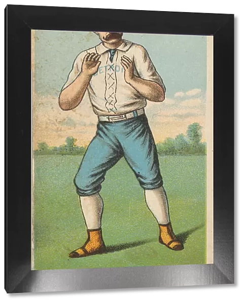Thompson, Right Field, Detroit, from 'Gold Coin'Tobacco Issue, 1887