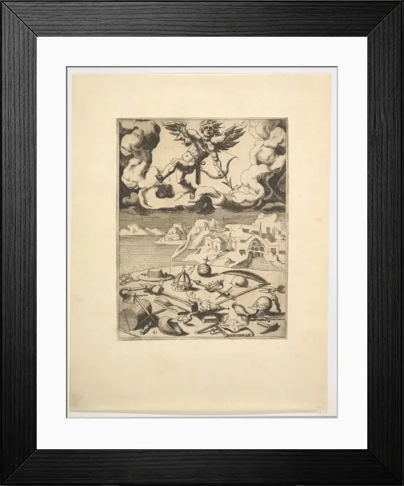 Framed Print : The Triumph of Love from The Triumphs of Petrarch, ca. 1548-49. Creator: Unknown Framed Print : The Triumph of Love from The Triumphs of Petrarch, ca. 1548-49. Creator: Unknown