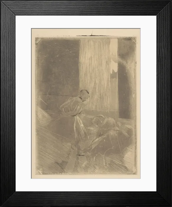 Framed Print : Two Dancers in a Rehearsal Room, 1877-78. Creator: Edgar Degas Framed Print : Two Dancers in a Rehearsal Room, 1877-78. Creator: Edgar Degas