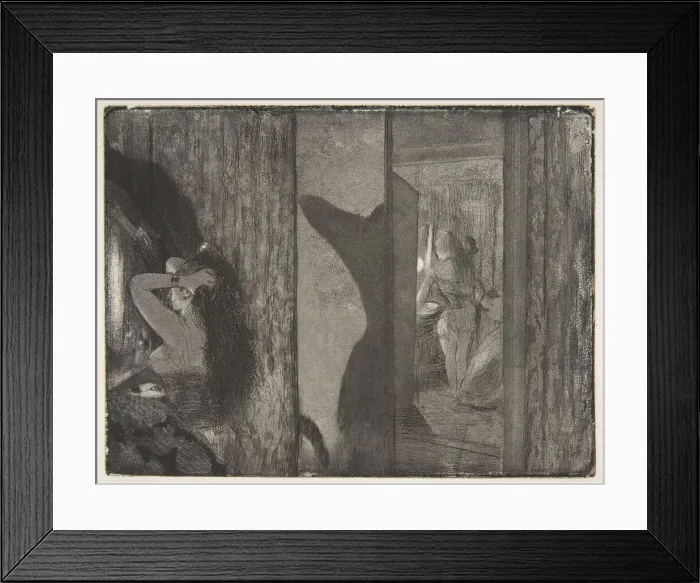 Framed Print : Actresses in Their Dressing Rooms, 1879-80. Creator: Edgar Degas Framed Print : Actresses in Their Dressing Rooms, 1879-80. Creator: Edgar Degas