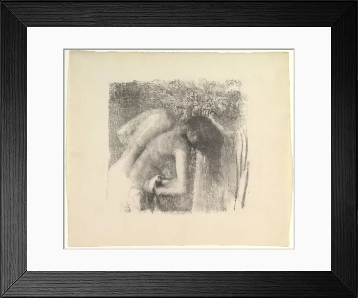 Framed Print : After the Bath (large version), 1891-92. Creator: Edgar Degas Framed Print : After the Bath (large version), 1891-92. Creator: Edgar Degas