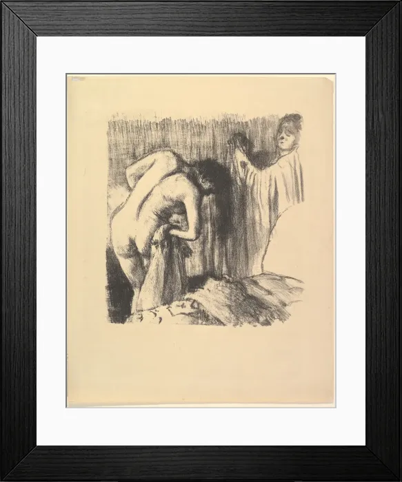 Framed Print : After the Bath III, 1891-92. Creator: Edgar Degas Framed Print : After the Bath III, 1891-92. Creator: Edgar Degas