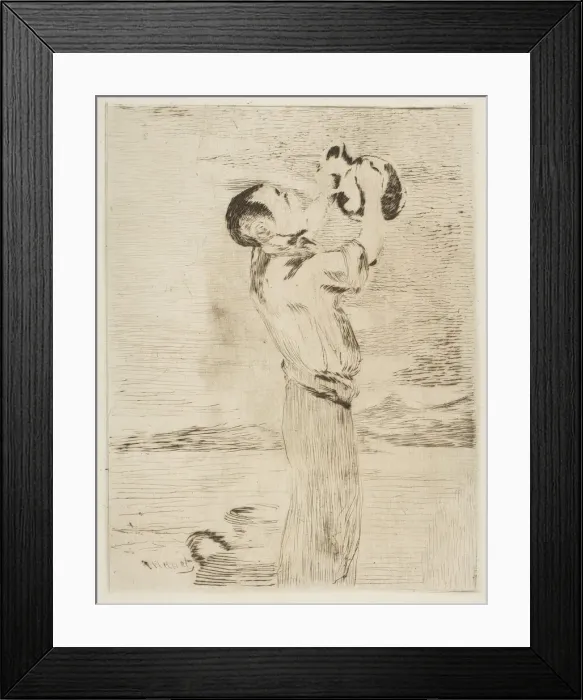 Framed Print : The Water Drinker, 1870-74. Creator: Edouard Manet Framed Print : The Water Drinker, 1870-74. Creator: Edouard Manet