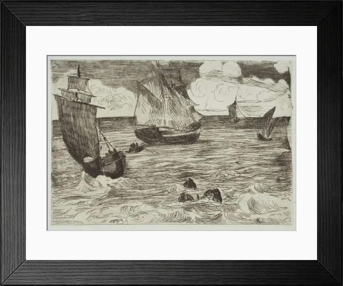 Framed Print : Marine, 1865-66. Creator: Edouard Manet Framed Print : Marine, 1865-66. Creator: Edouard Manet