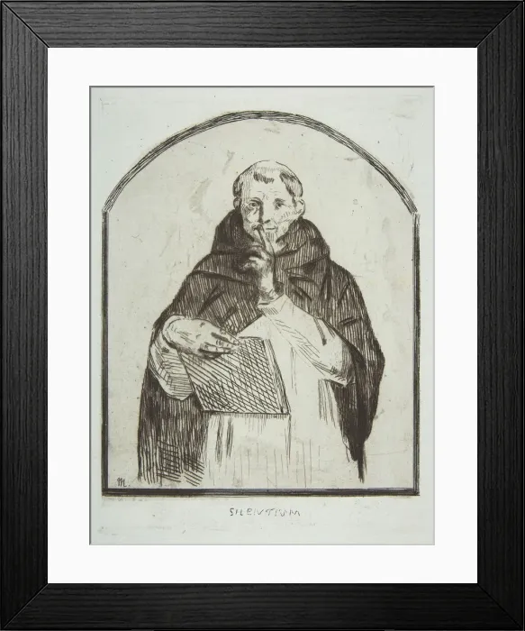 Framed Print : Silentium, 1862-64. Creator: Edouard Manet Framed Print : Silentium, 1862-64. Creator: Edouard Manet