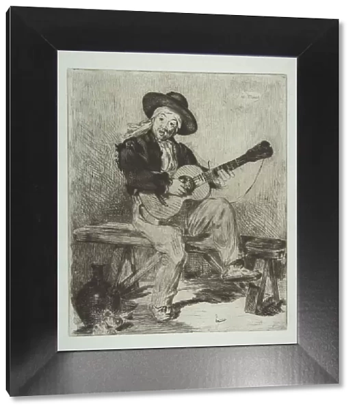 The Spanish Singer (Le Guitarrero), 1861-62. Creator: Edouard Manet