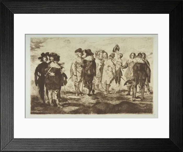 Framed Print : The Little Cavaliers, after Velazquez, 1861-62. Creator: Edouard Manet Framed Print : The Little Cavaliers, after Velazquez, 1861-62. Creator: Edouard Manet