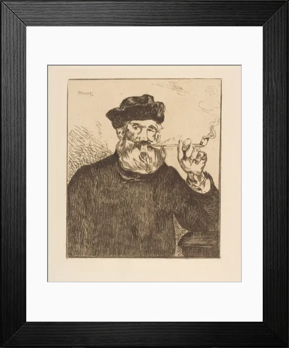 Framed Print : The Smoker. Creator: Edouard Manet Framed Print : The Smoker. Creator: Edouard Manet