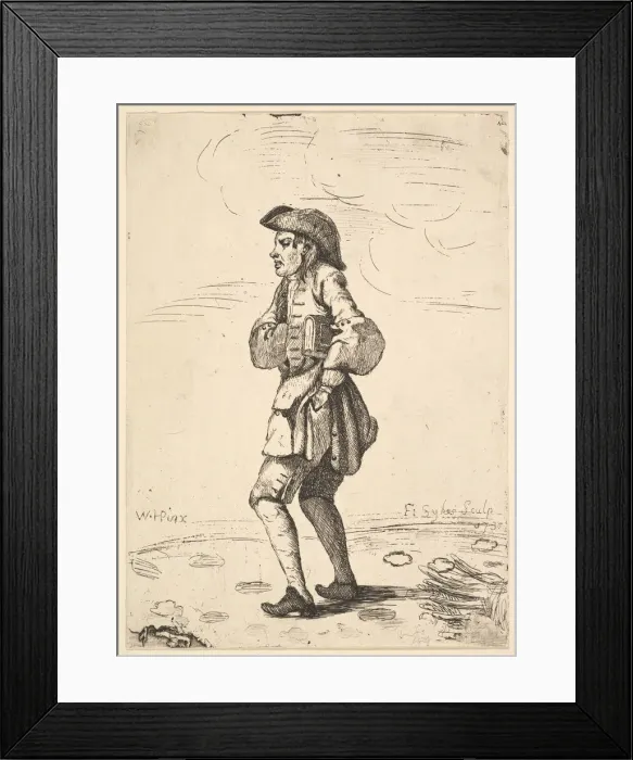 Framed Print : The Half-Starved Boy, 1738-39. Creator: F Sykes Framed Print : The Half-Starved Boy, 1738-39. Creator: F Sykes