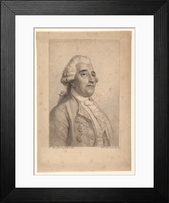 Framed Print : Francesco d Ageno, 1785-90. Creator: Francesco Bartolozzi Framed Print : Francesco d Ageno, 1785-90. Creator: Francesco Bartolozzi