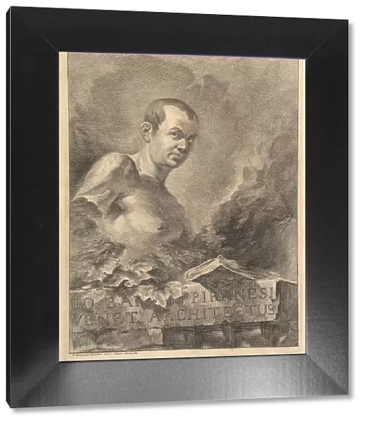 Portrait of G. B. Piranesi in imitation of an antique bust