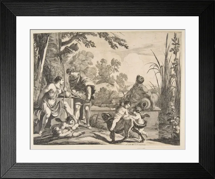 Framed Print : Meleager and Atalanta, 1643. Creator: Francois Chauveau Framed Print : Meleager and Atalanta, 1643. Creator: Francois Chauveau