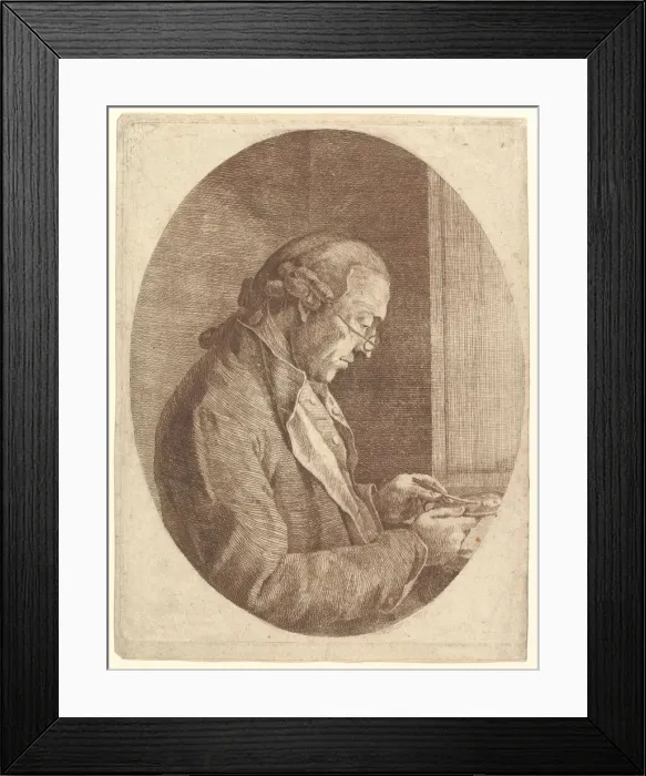 Framed Print : Portrait of an Artist Sketching a Portrait Miniature, 1799 Framed Print : Portrait of an Artist Sketching a Portrait Miniature, 1799